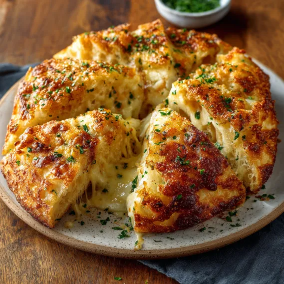 Air Fryer Cheesy Garlic Bread recipe