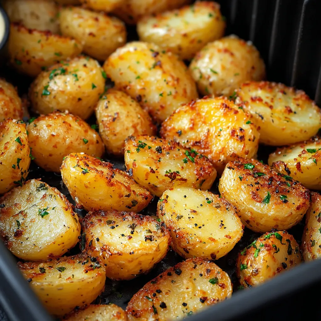 Air Fryer Sliced Potatoes recipe