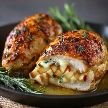 Apple and Brie Stuffed Chicken recipe