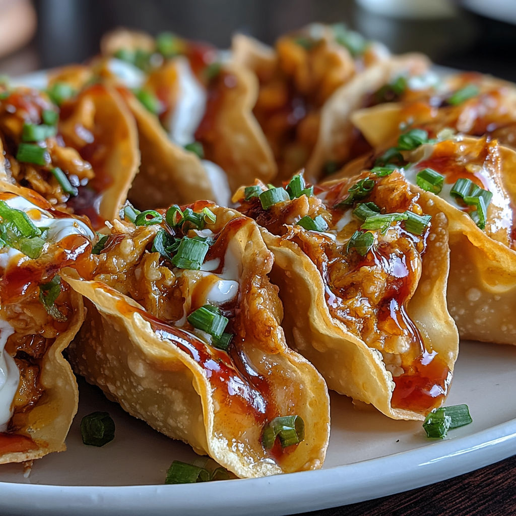 Applebee’s Chicken Wonton Tacos recipe