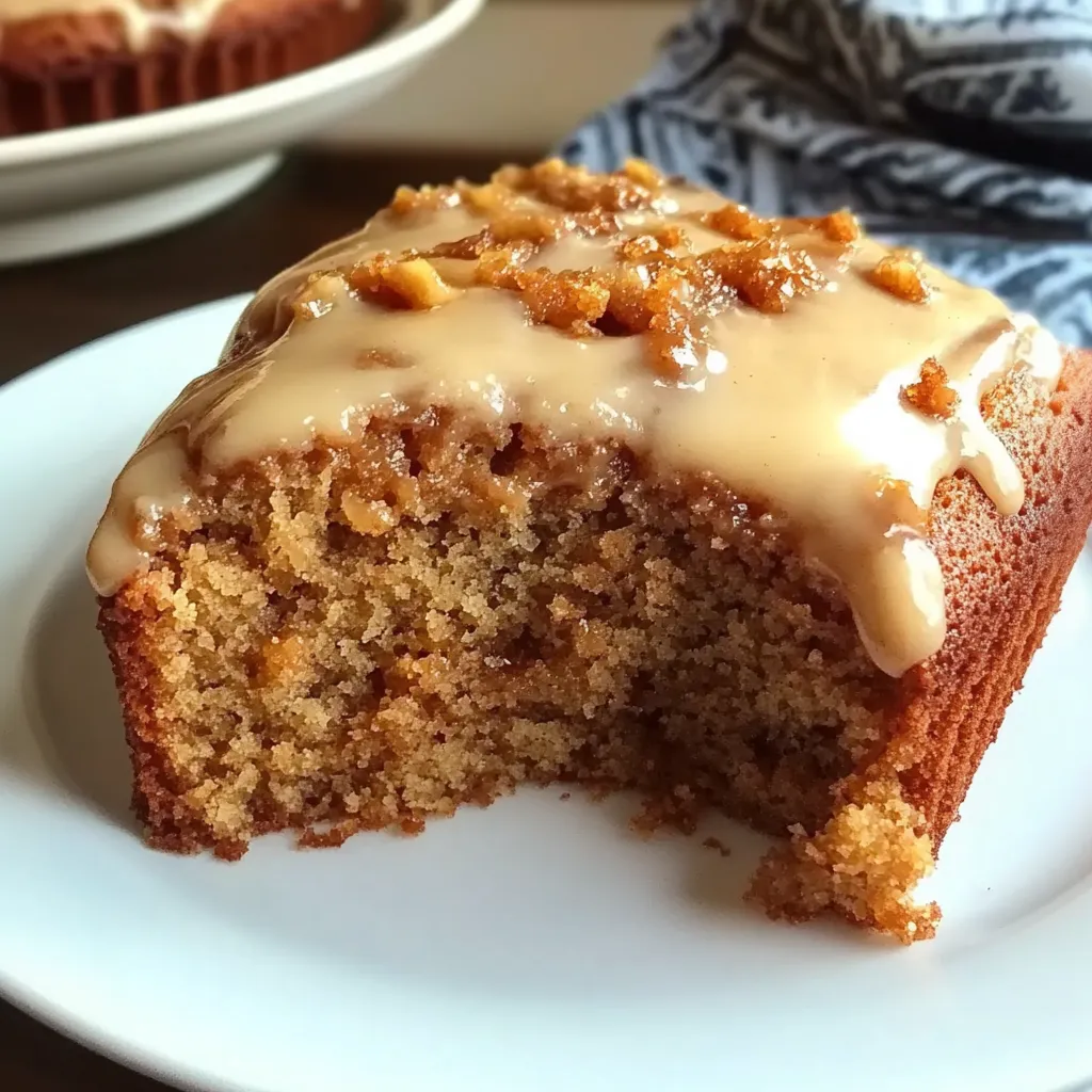 Soft Moist Spiced Applesauce Cake recipe