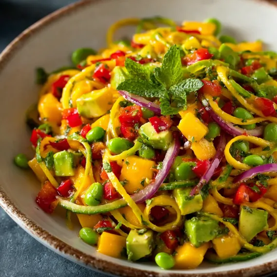 Avocado Mango Salad Summer recipe