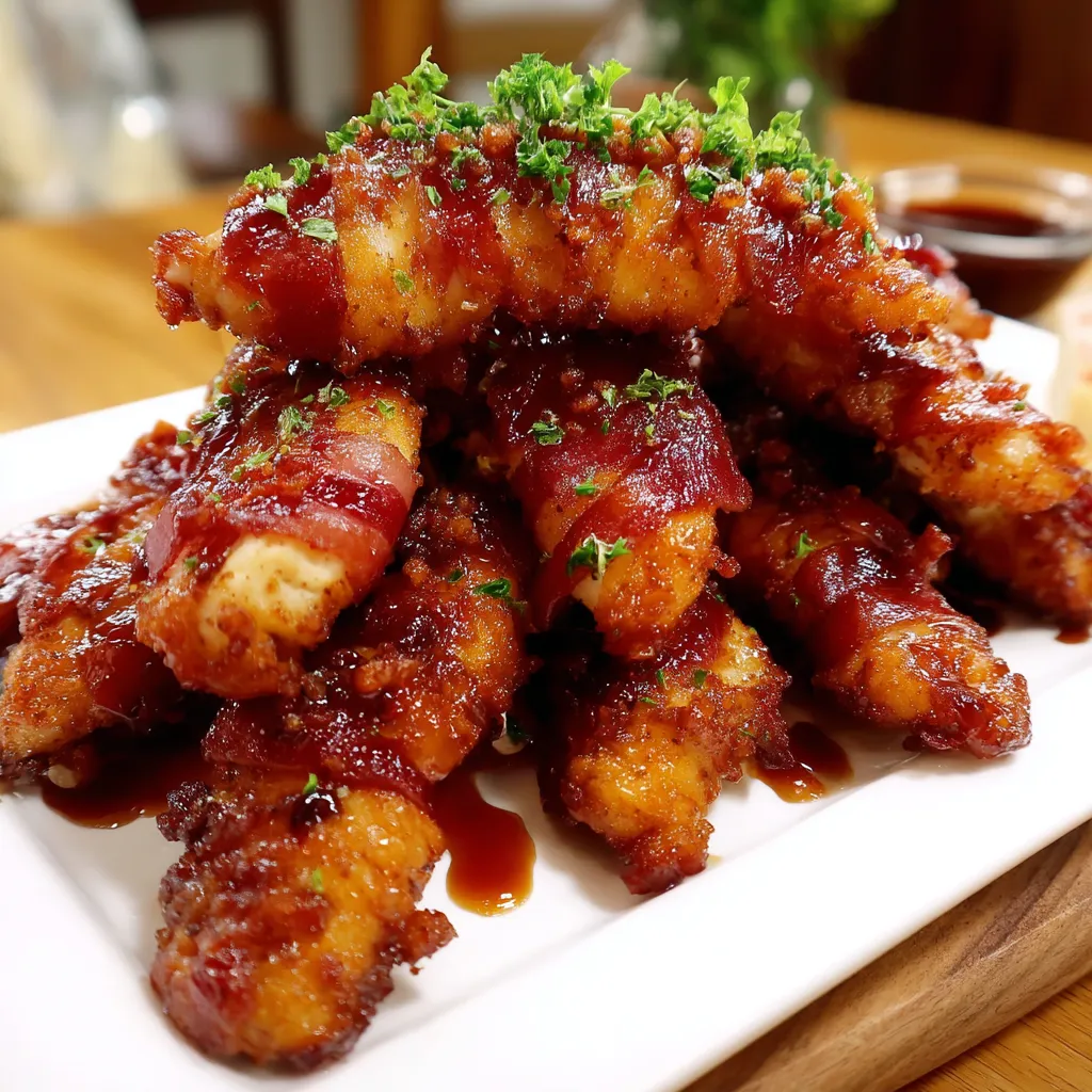 Sugar Bacon Chicken recipe
