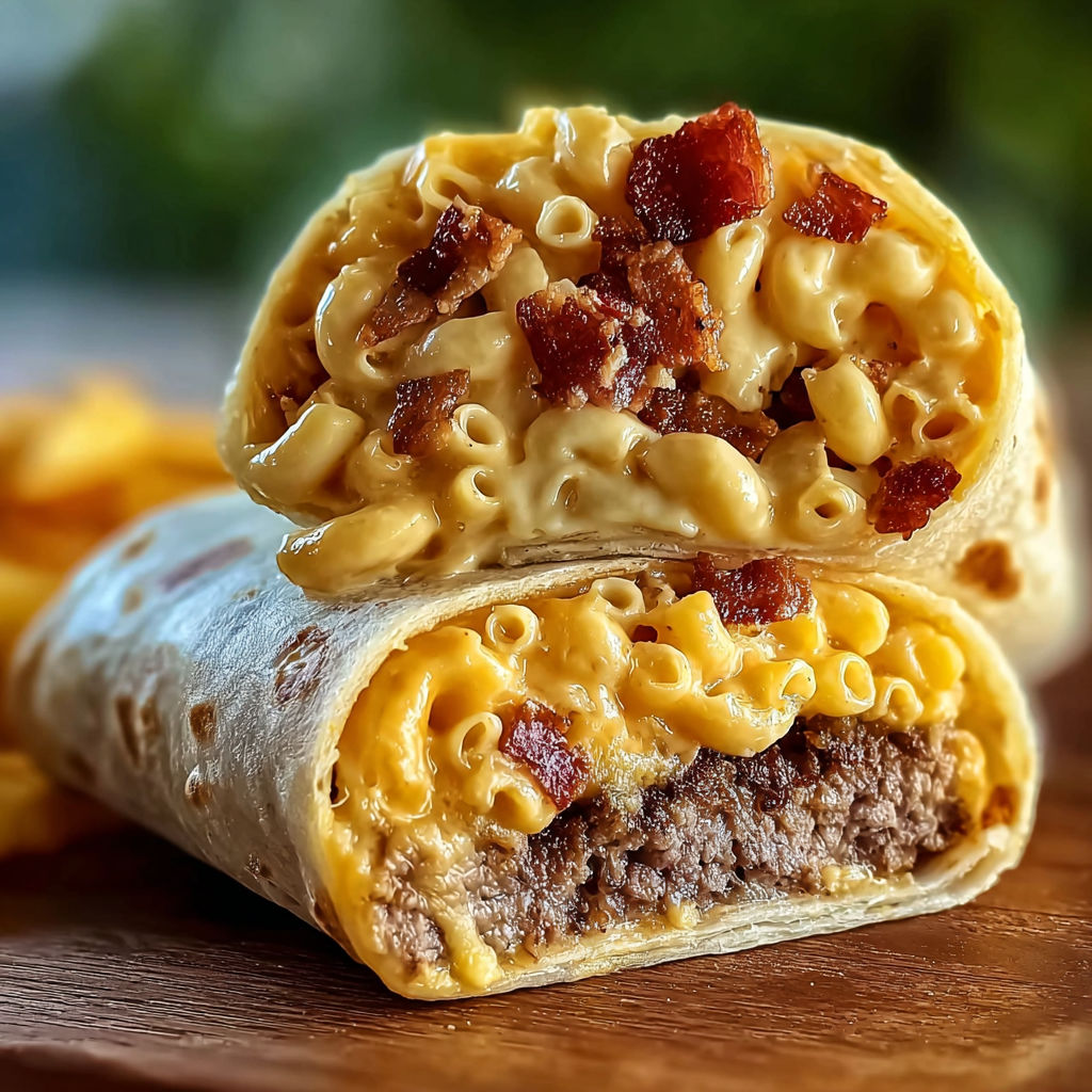 Bacon Mac 'n' Cheese Burger recipe