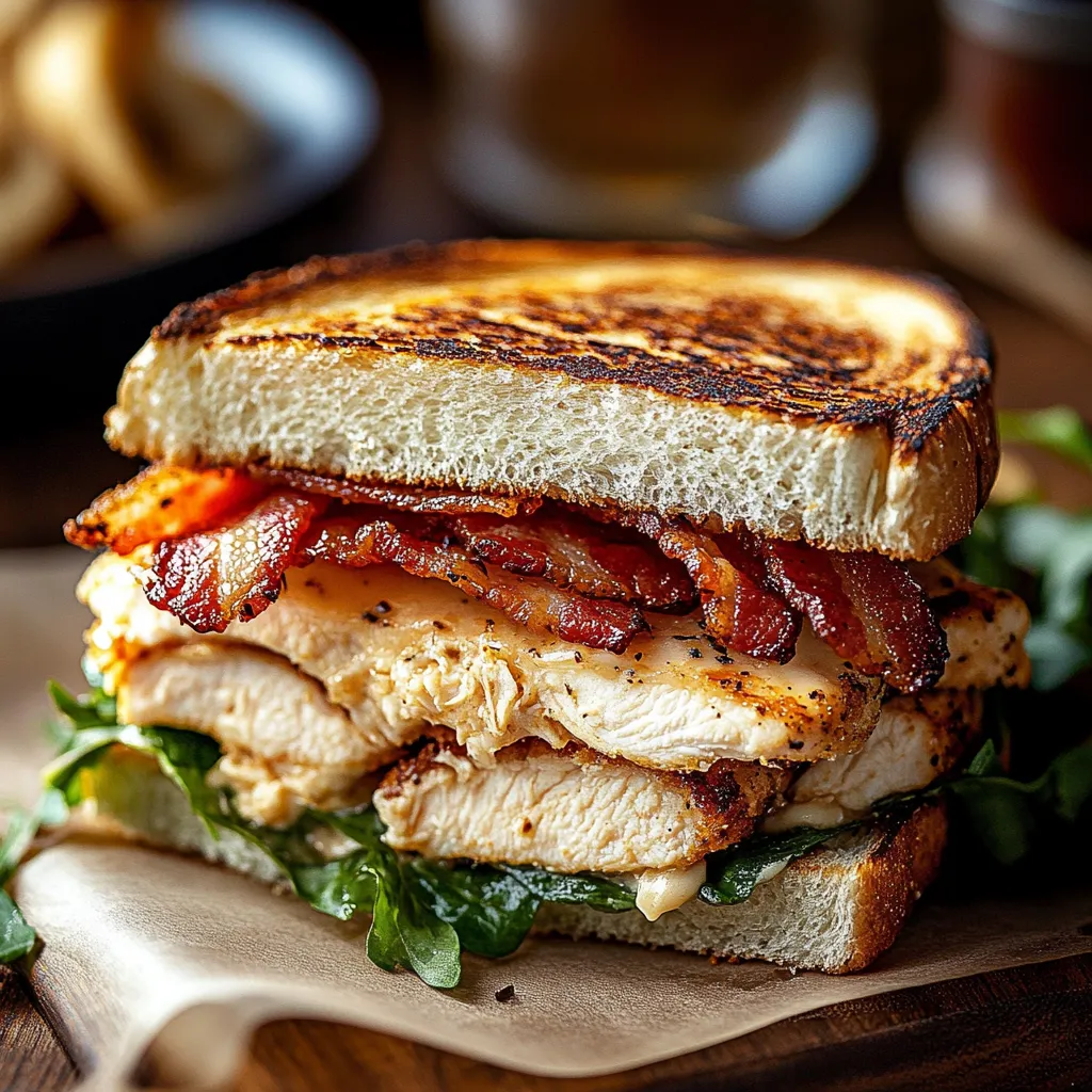 Chicken Ranch Melt recipe