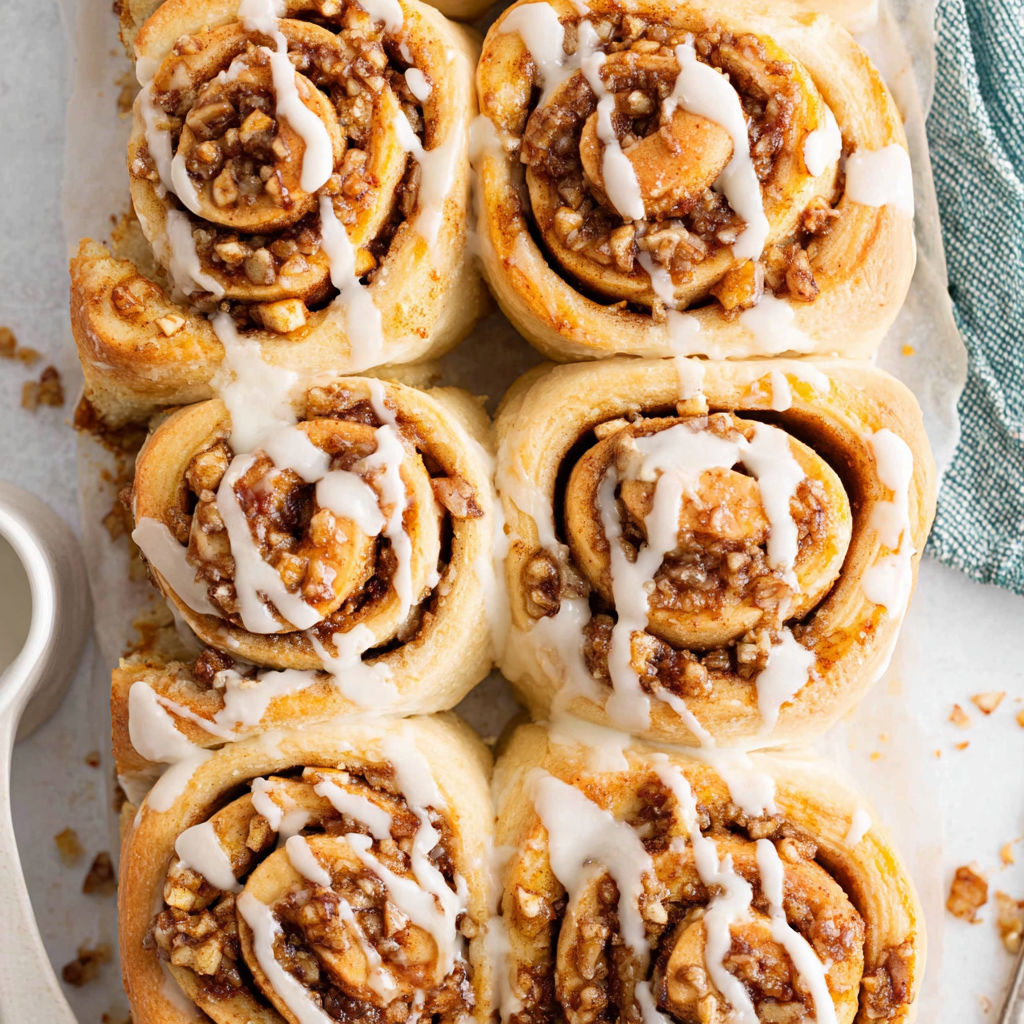 Baked Apple Cinnamon Rolls recipe