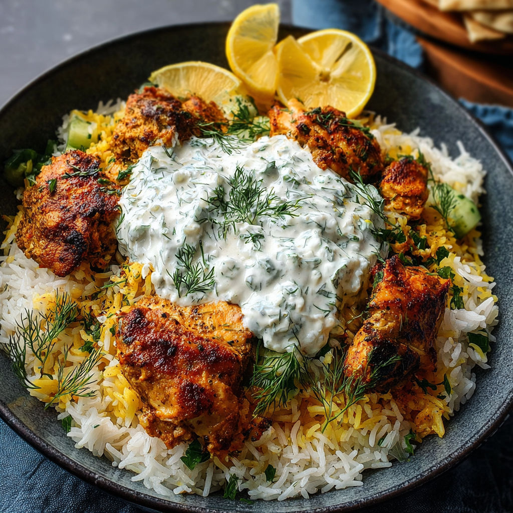 Baked Chicken Tzatziki Rice recipe