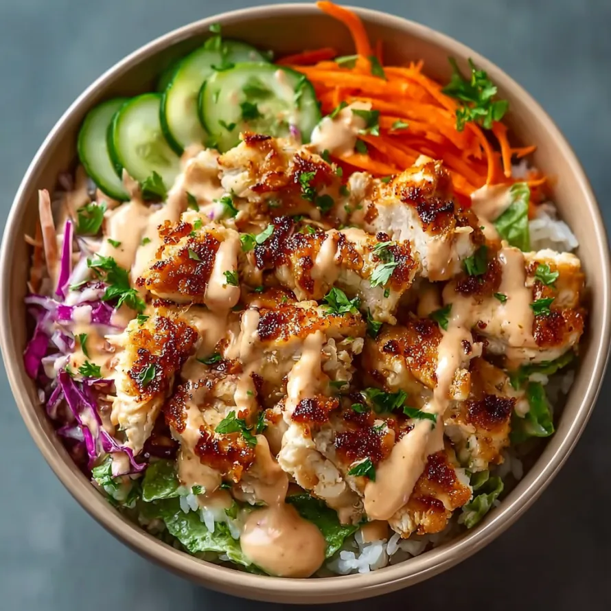 Bang Bang Chicken Bowl recipe