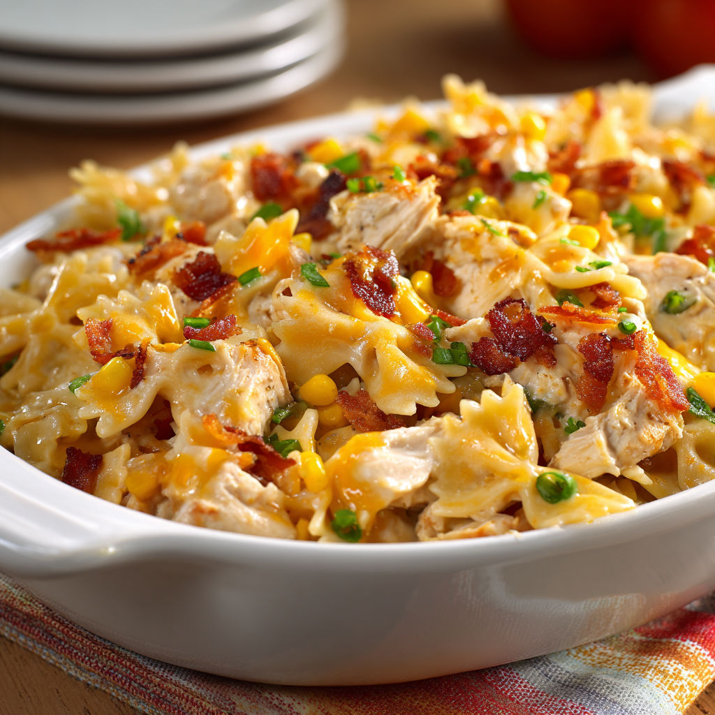 BBQ Ranch Chicken Casserole recipe