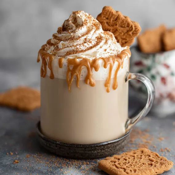 Biscoff Cookie Butter Latte recipe