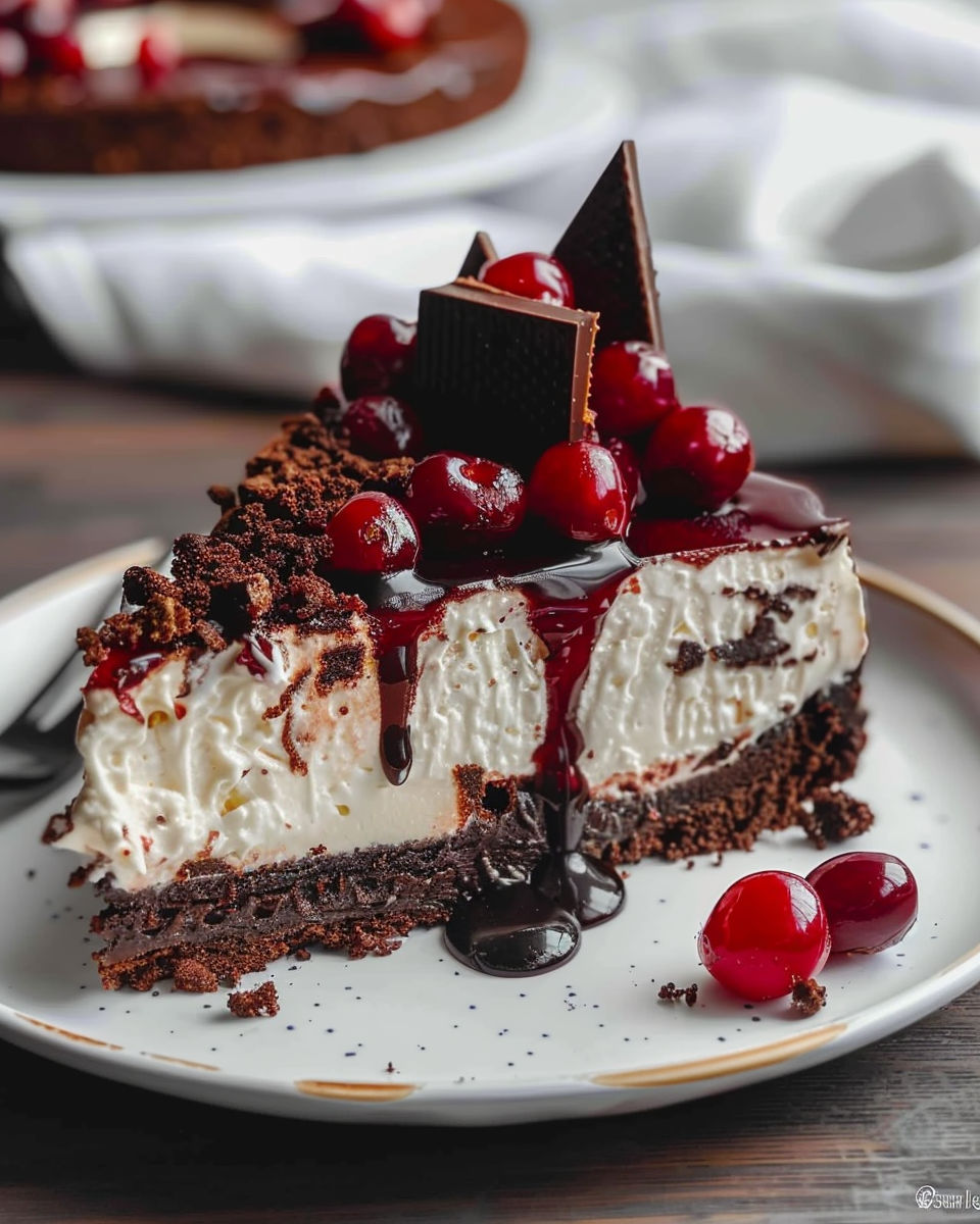 Black Forest Cheesecake Chocolate Cherry recipe