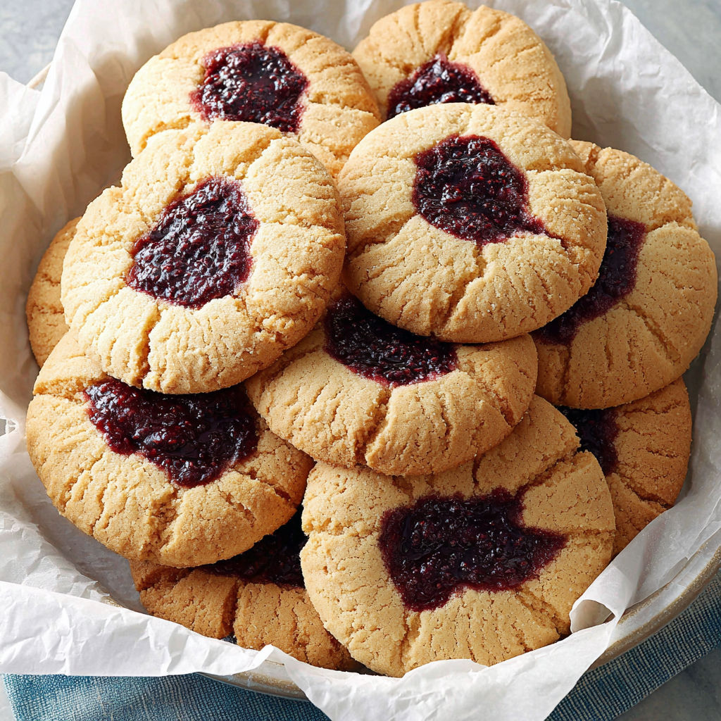 Blackberry Peekaboo Cookies recipe