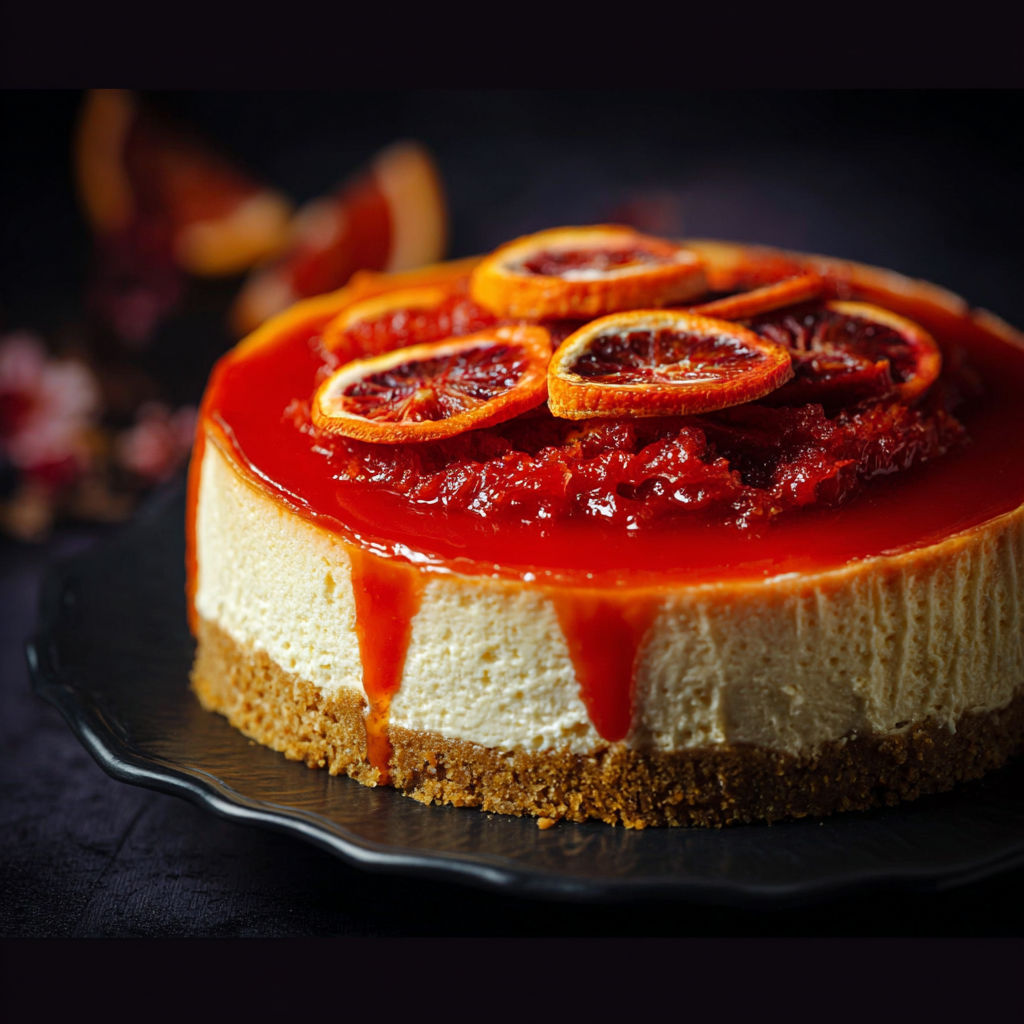 Blood Orange Cheesecake Citrus recipe