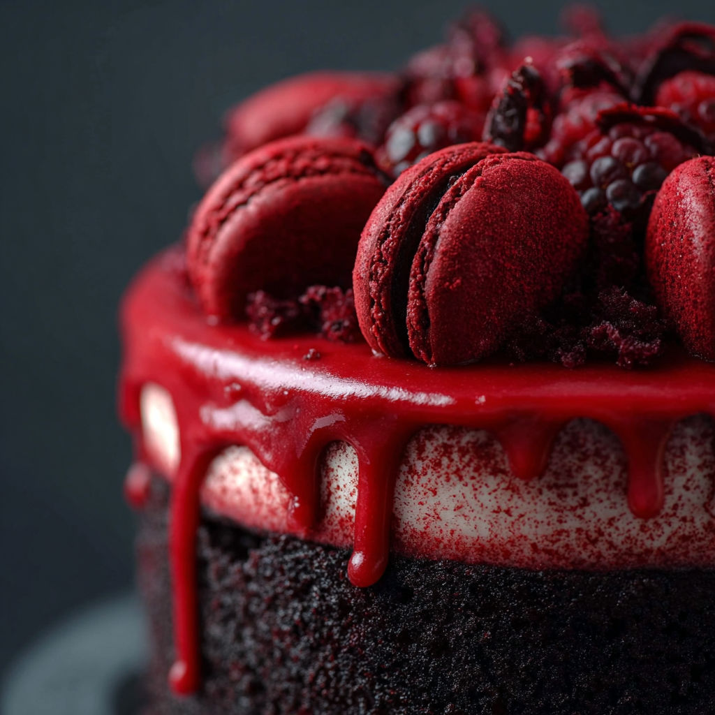 Bloody Red Velvet Cake recipe