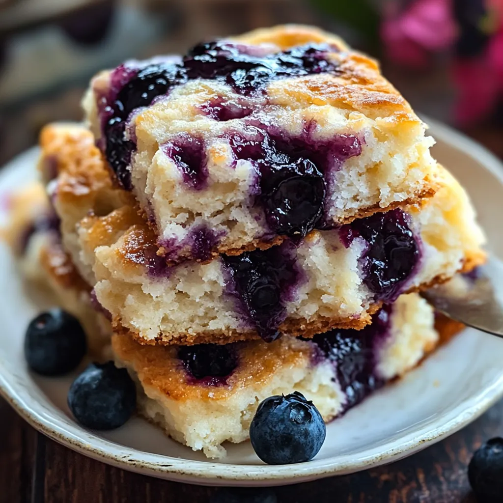 Blueberry Butter Swim Biscuits recipe