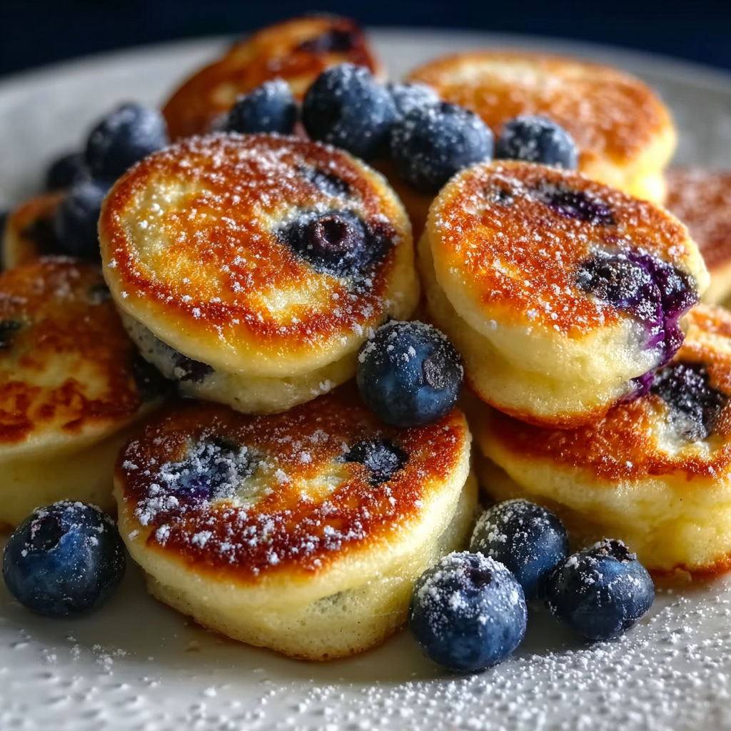 Blueberry Lemon Pancake Bites recipe