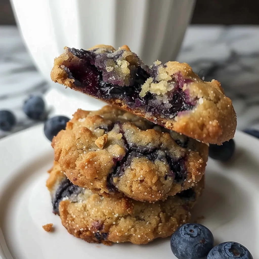 Blueberry Muffin Cookies Streusel recipe
