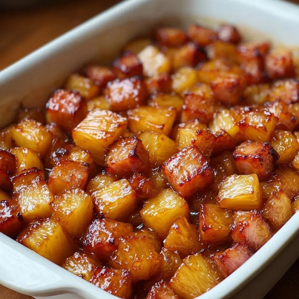 Brown Sugar Pineapple Ham Bake recipe