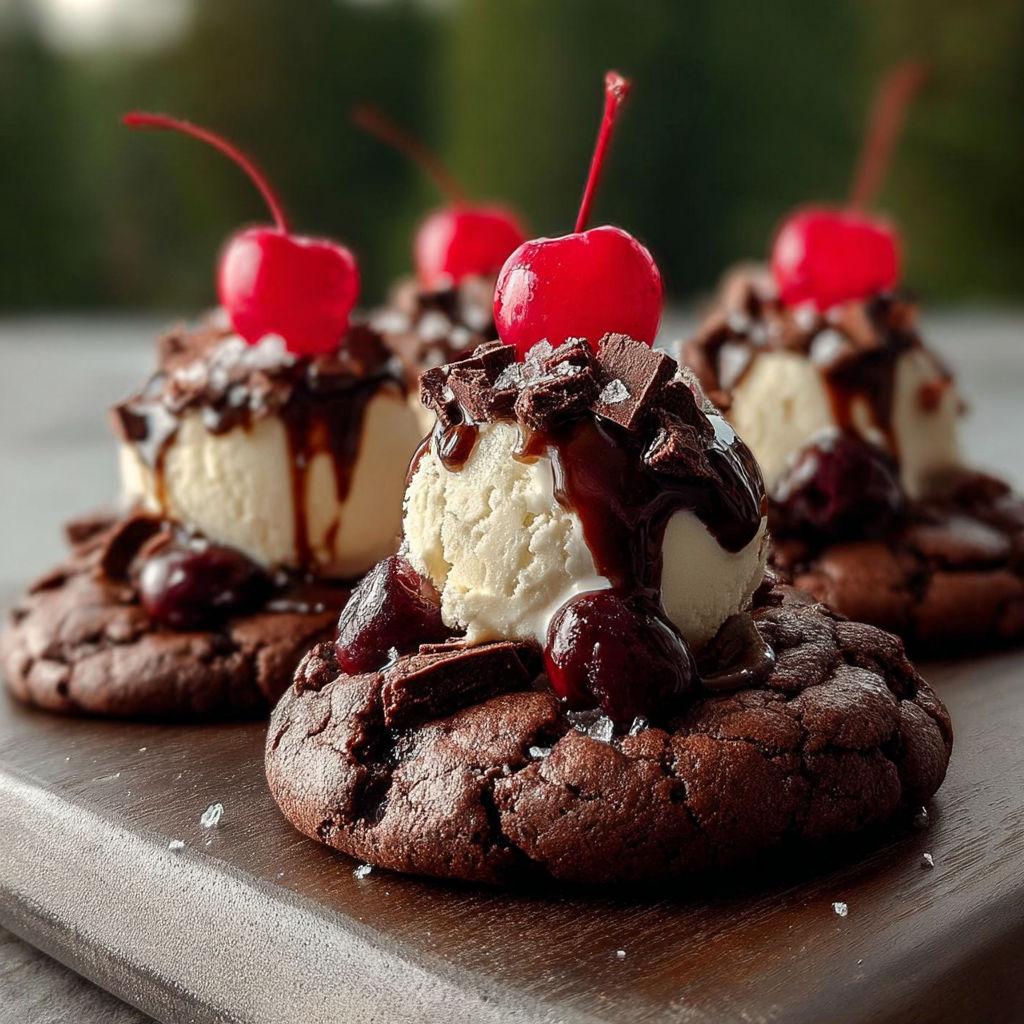 Brownie Sundae Cookies recipe
