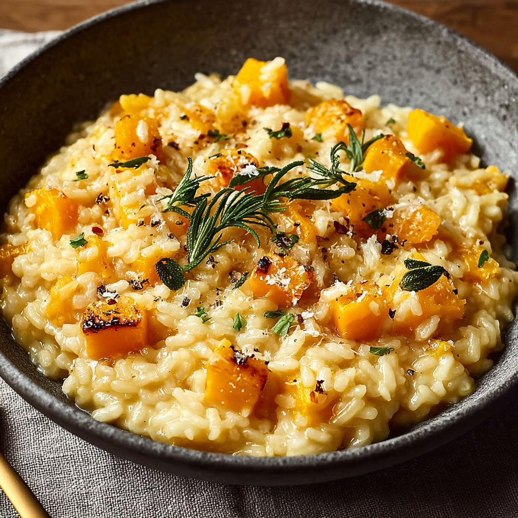 Butternut Squash Risotto Arborio recipe