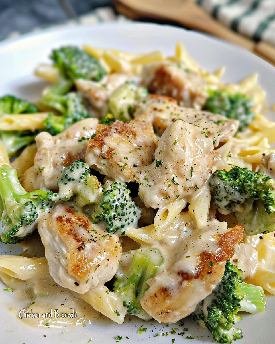 Cajun Chicken Broccoli Alfredo recipe
