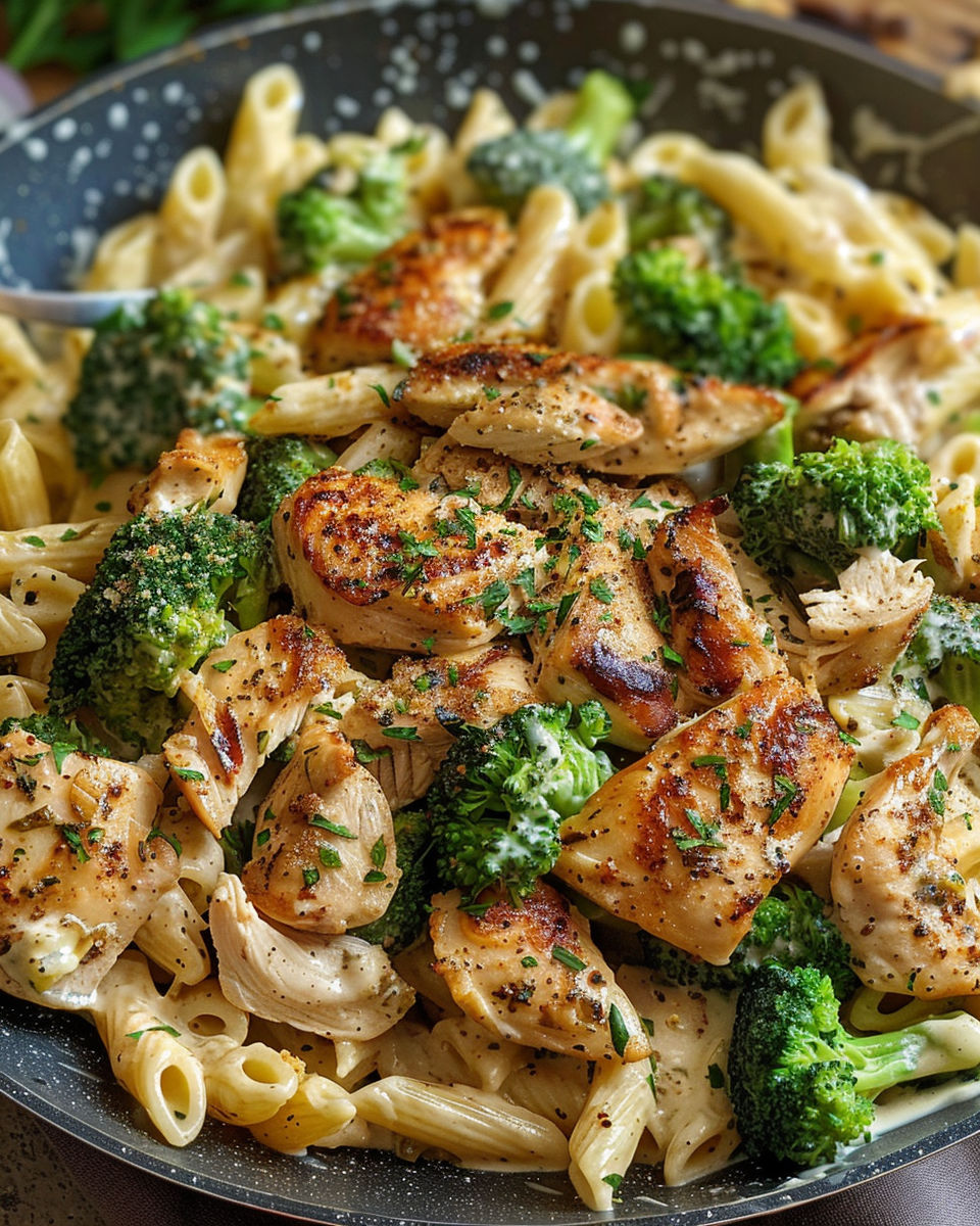 Cajun Chicken Broccoli Alfredo recipe