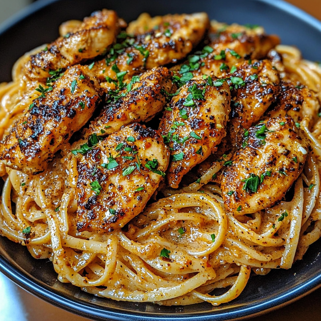 Cajun Chicken Linguine recipe