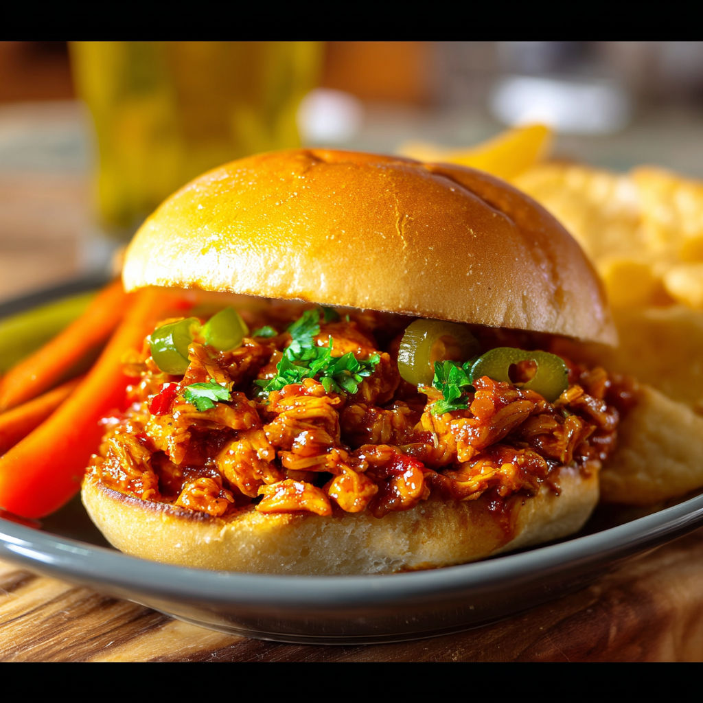 Cajun Chicken Sloppy Joes recipe