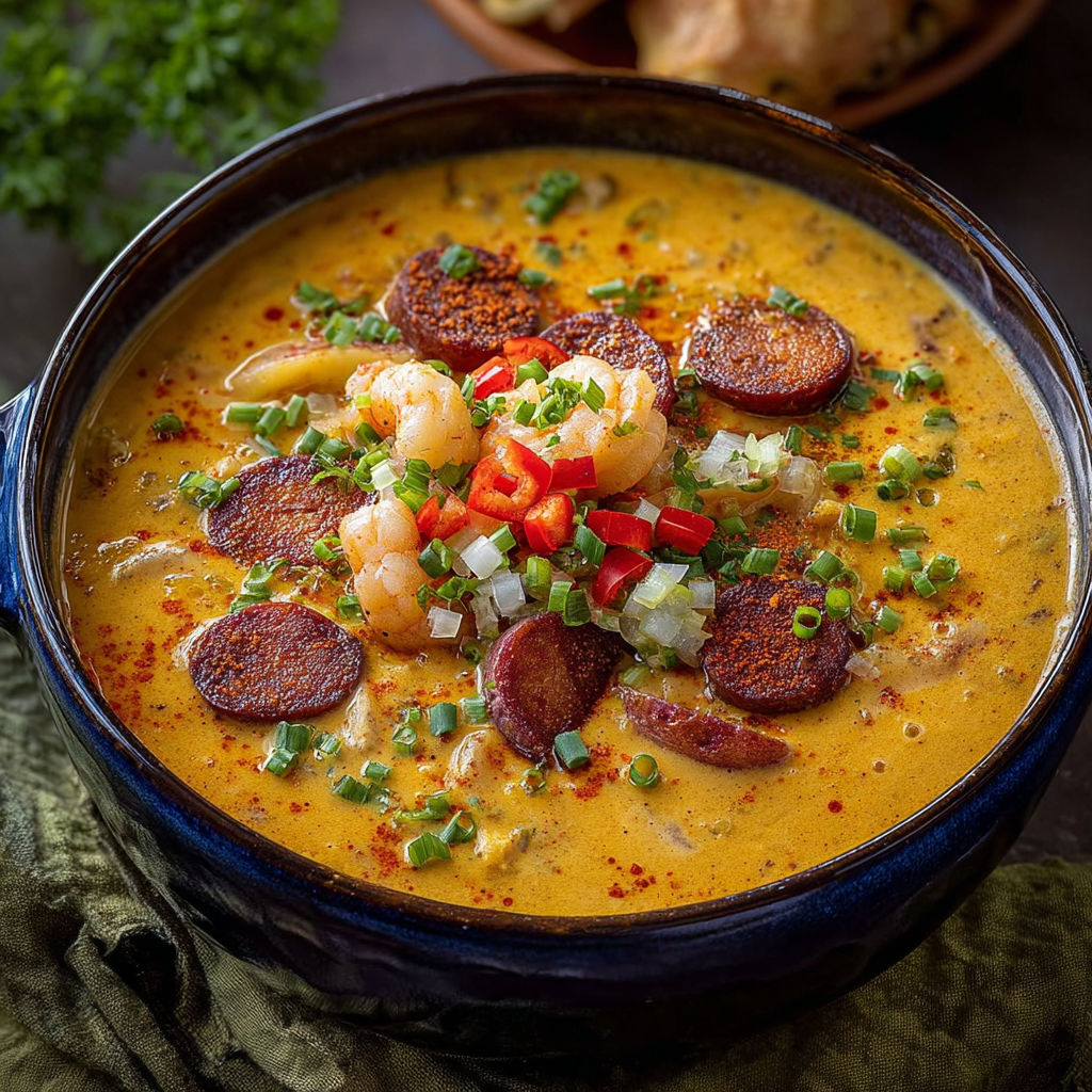 Cajun Potato Soup Creamy Spiced recipe