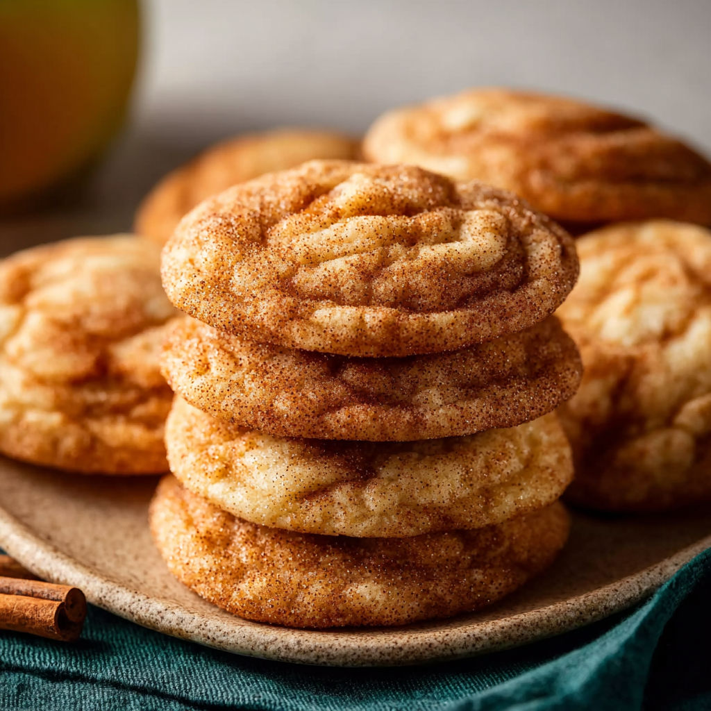 Caramel Apple Snickerdoodles recipe