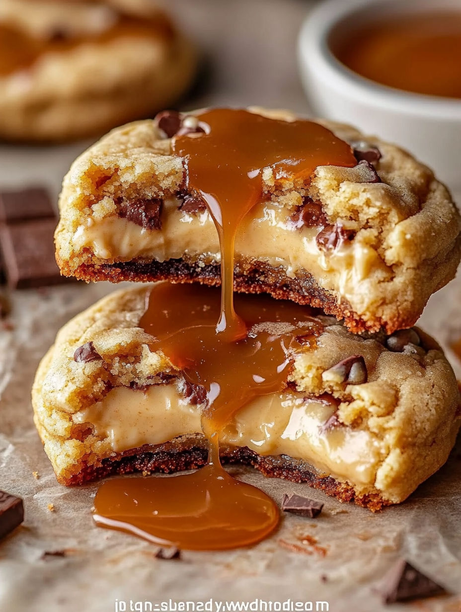 Caramel Cheesecake Cookie Bites recipe