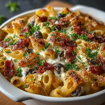 Charcuterie Board Pasta Bake recipe