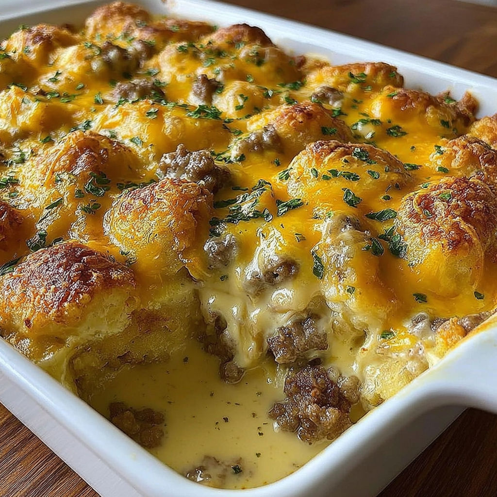 Cheddar Bay Hamburger Casserole recipe
