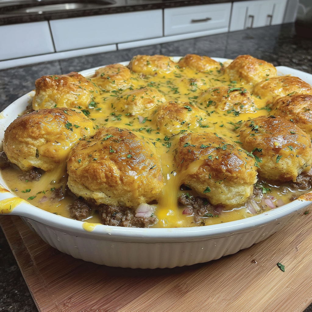 Cheddar Bay Hamburger Casserole recipe