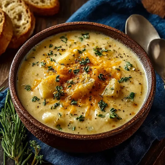 Hearty Cheddar Garlic Herb Potato recipe