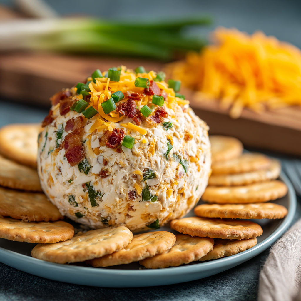 Cheddar Ranch Cheeseball Party recipe
