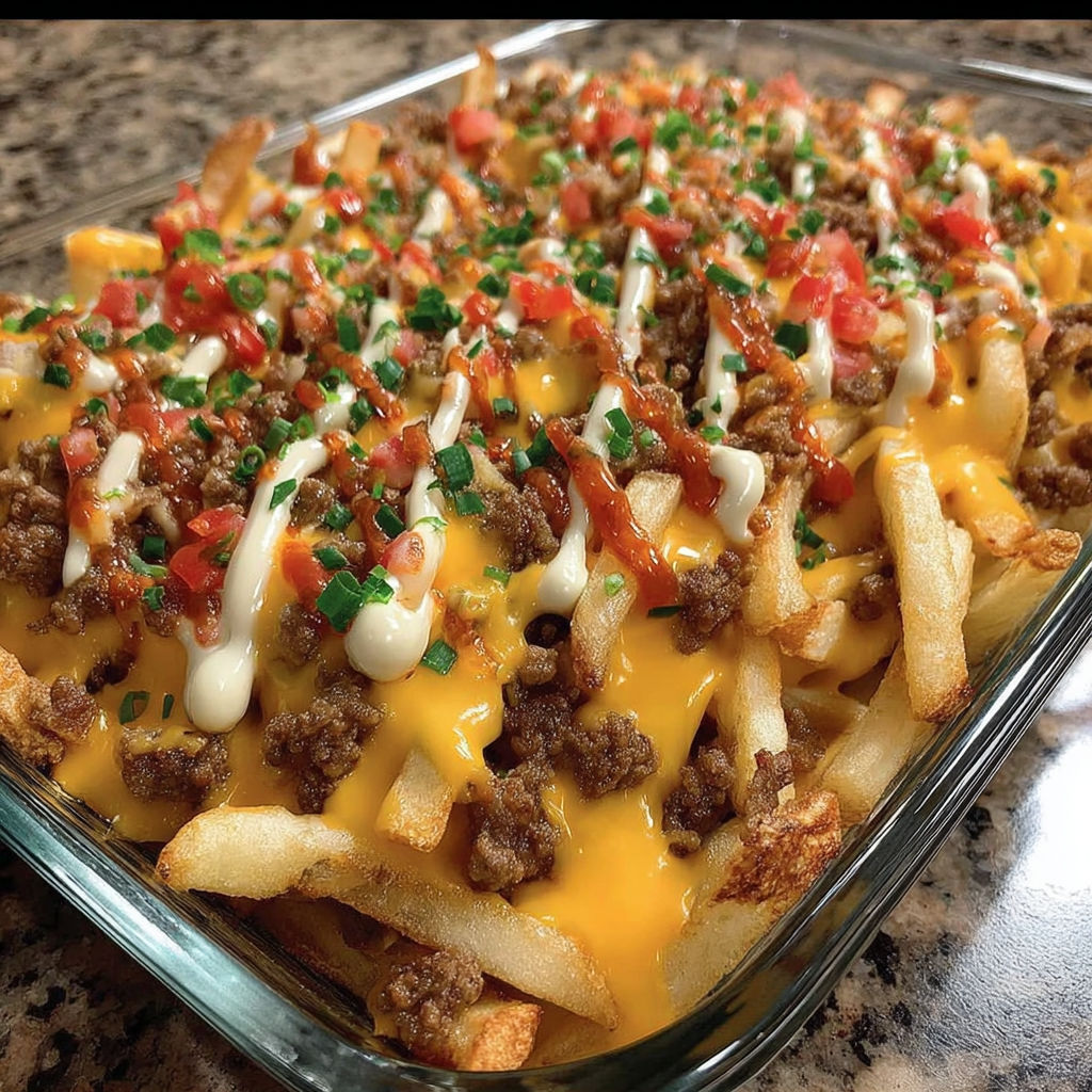 Cheeseburger French Fry Bake recipe