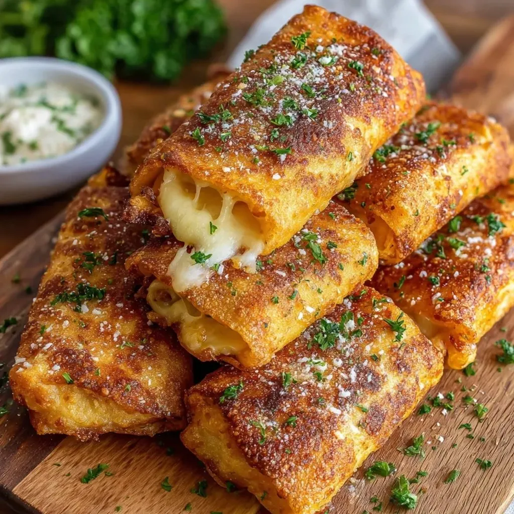 Cheesy Garlic Butter Rollups recipe