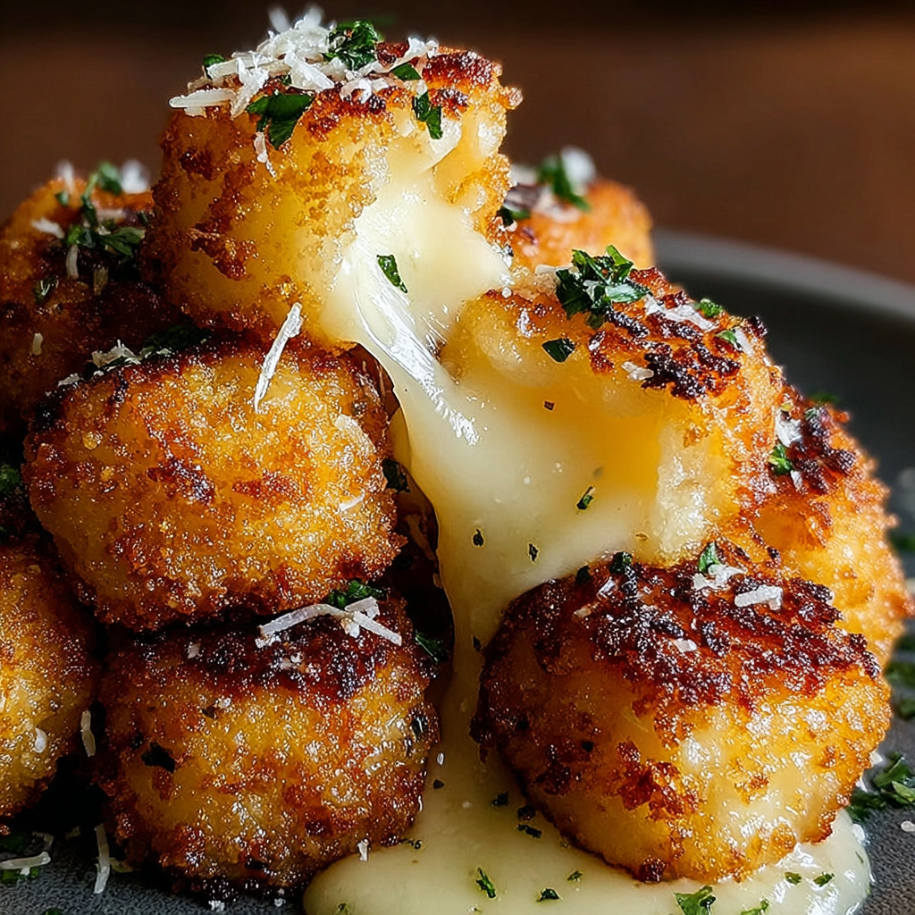 Cheesy Parmesan Mozzarella Bites recipe