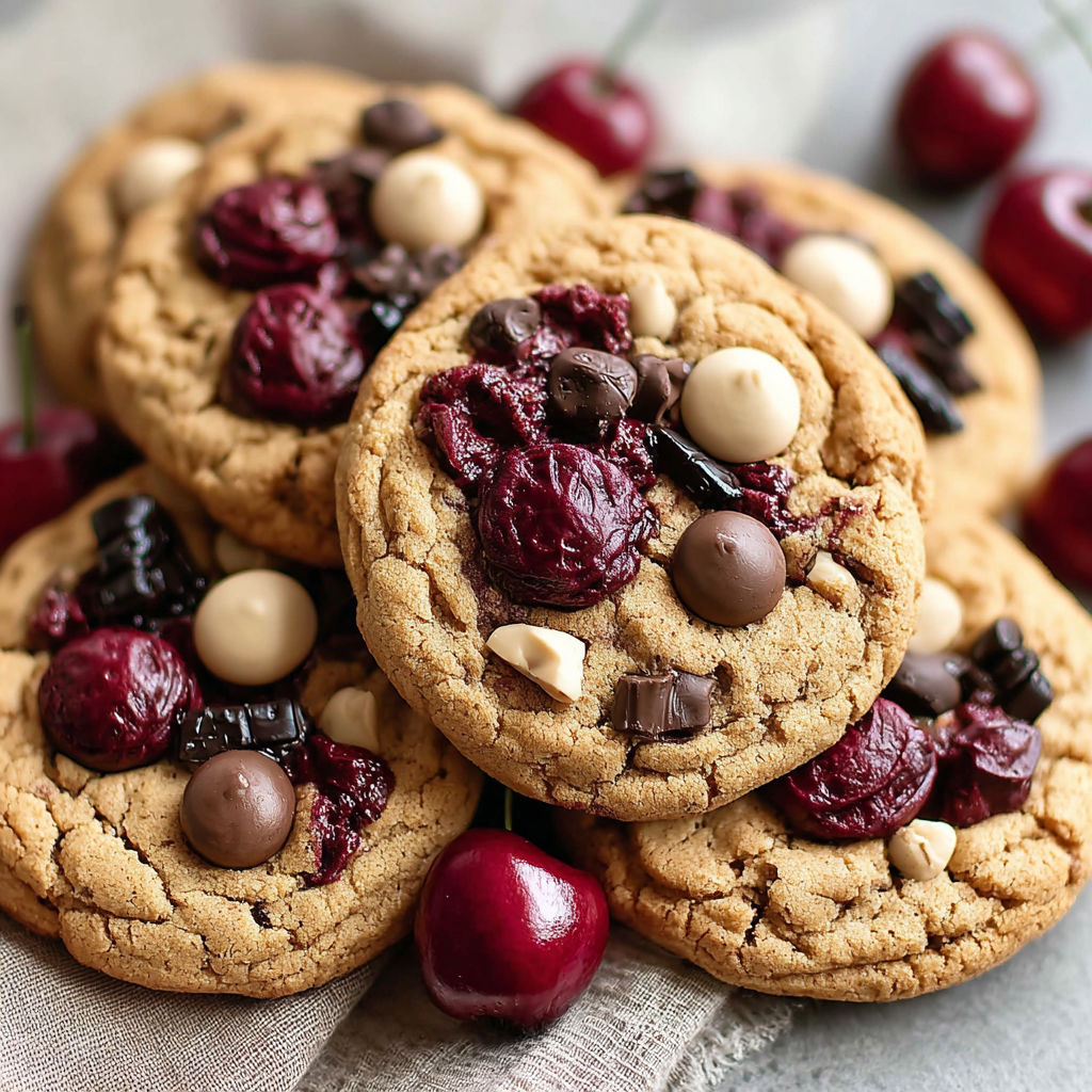 Chewy Cherry Chocolate Chip Cookies recipe