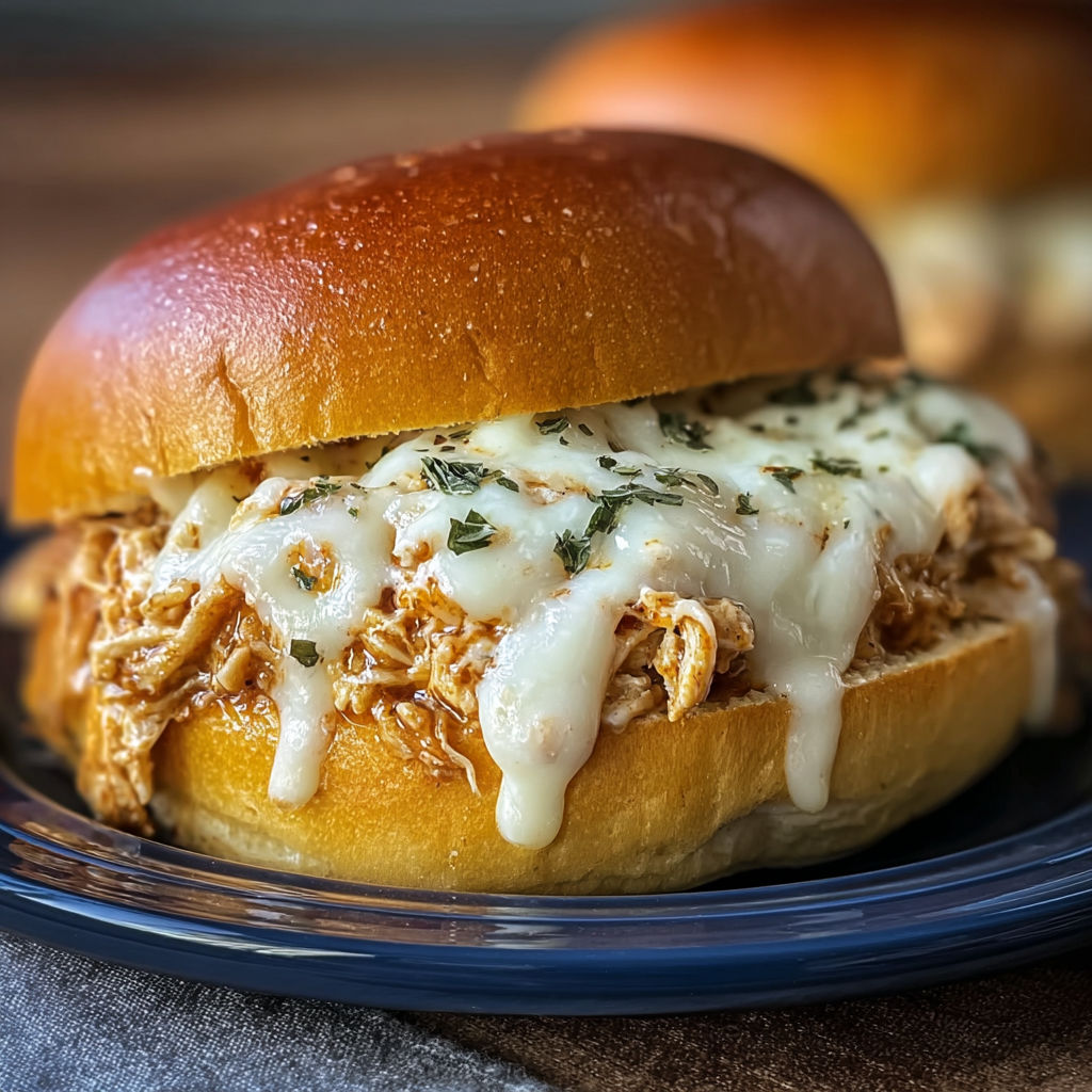 Chicken Alfredo Sloppy Joes recipe