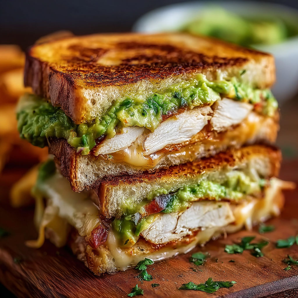 Chicken Avocado Melt Sandwich recipe
