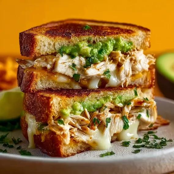 Chicken Avocado Melt Sandwich recipe