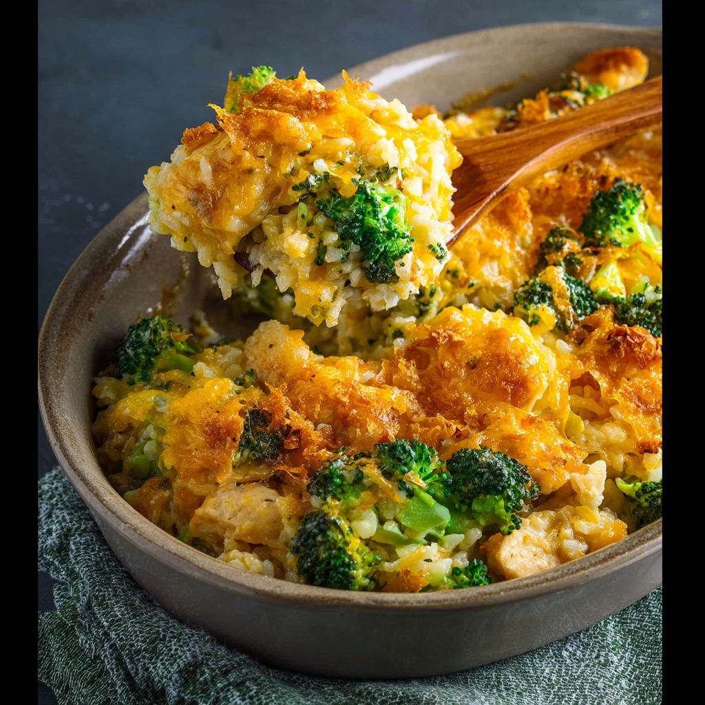 Chicken Broccoli Rice Bake recipe