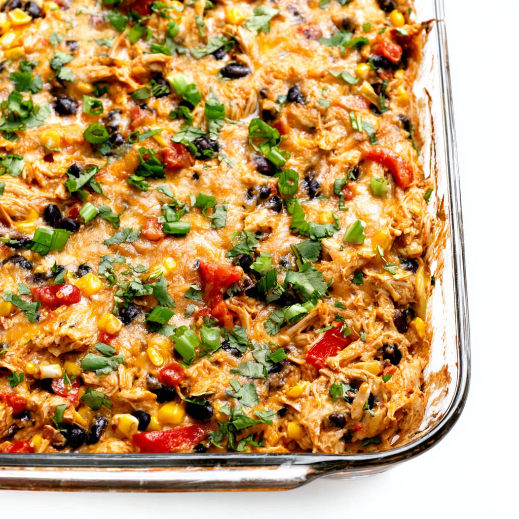 Chicken Burrito Casserole Bake recipe
