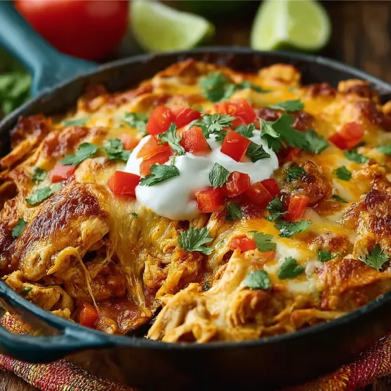 Chicken Fajita Cheesy Bake recipe