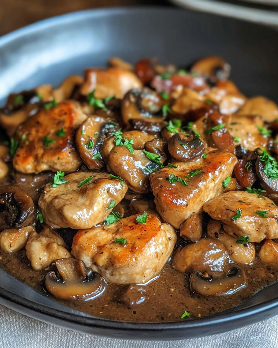 Chicken Marsala with Mushrooms recipe