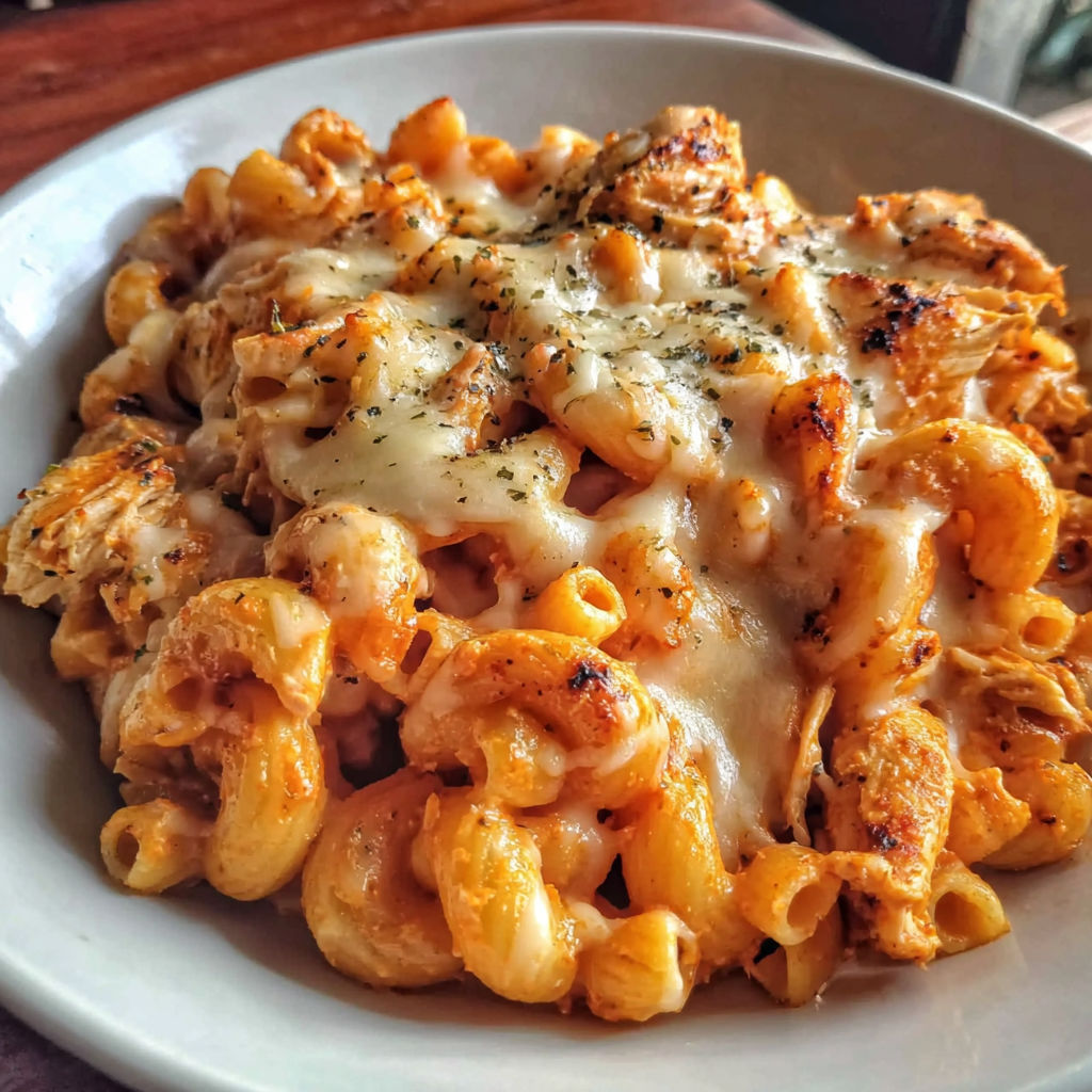 Chicken Parmesan Mac and Cheese recipe