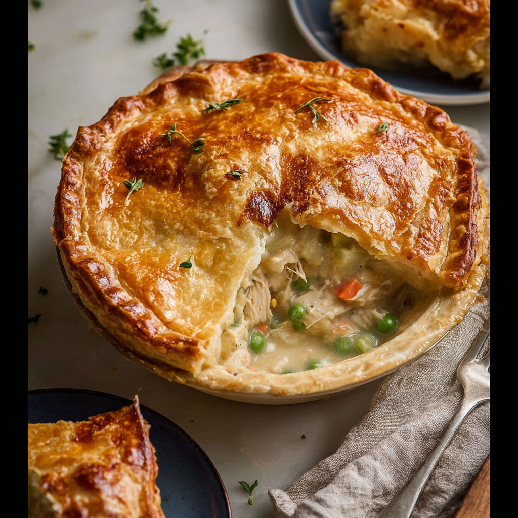 Chicken Pot Pie Comfort Food recipe