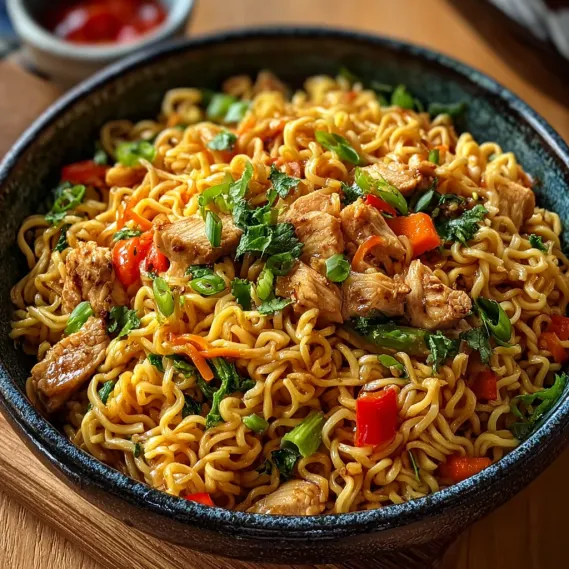 Chicken Ramen Stir Fry recipe